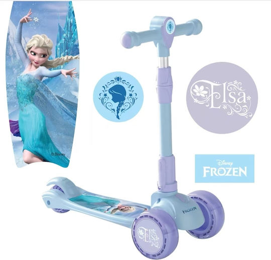 Homeone Kids Scooter Foldable 3-Wheel for 3-6 Years Purple