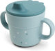 Done by Deer Educational Sippy Cup Plastic with Handles Blue