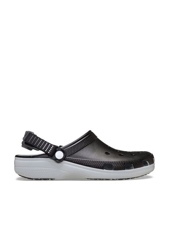 Crocs Classic Σαμπό Μαύρα