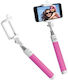 Selfie Stick Cable 3.5mm Pink