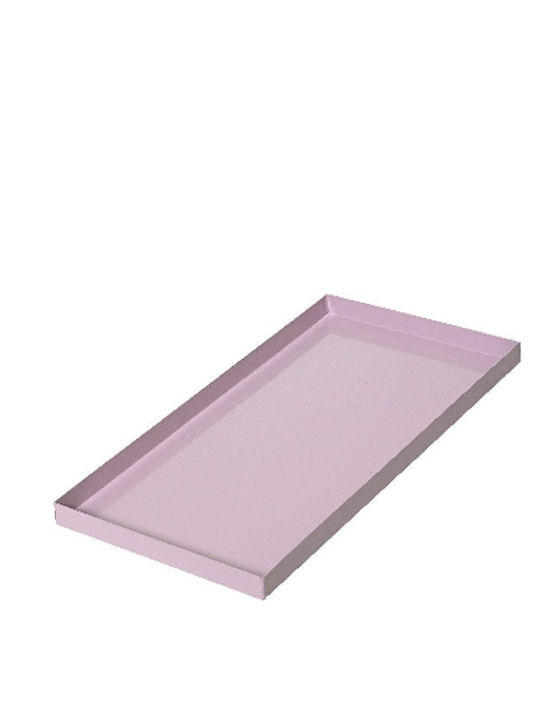 Kaemingk Metallic Decorative Platter Purple 24x12cm