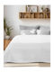 Madi Pikona Pique Double Blanket 220x240cm White