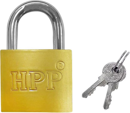 HPP Vorhängeschloss Messing mit Schlüssel 20mm 1Stück