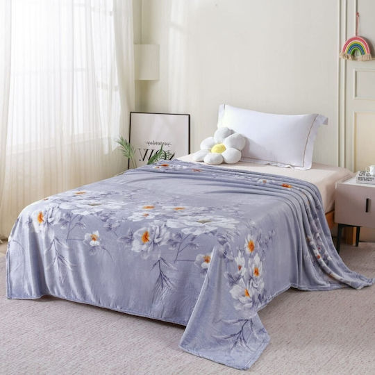 Pucioasa Cocolino Pătură Dublă 200x230cm Imprimeu Floral