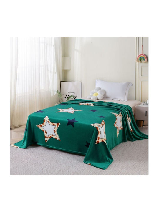 Pucioasa Cocolino Κουβέρτα Διπλή 200x230εκ. Green