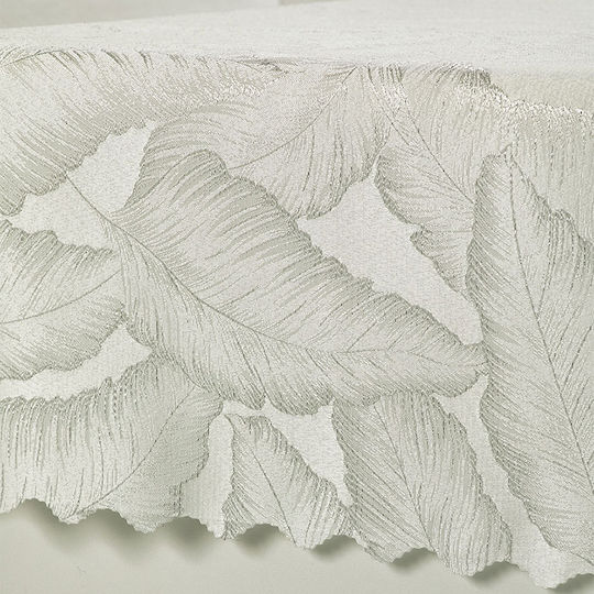 Whitegg Tischtuch Fleckabweisend Weiß 140x220cm