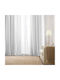Whitegg Curtain with Grommet K0181 White 270x280cm