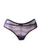 Damen Zeichenfolge mit Spitze Purple