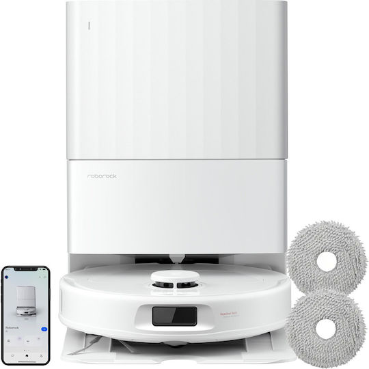 Roborock Qrevo 798 Robot Vacuum Cleaner with Laser Mapping & 10000Pa Suction Power White