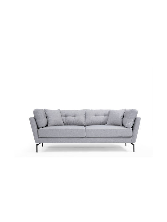 Mapa Three-Seater Couch Grey 214x90x84cm
