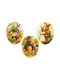 JK Home Decoration Decorative Glass Vase 12.5xH35cm