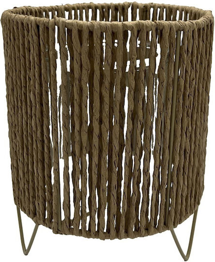 keleman Laterne Seil Braun 17x17x21cm 1Stück