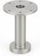 Metallisches Möbelbein mit Regulator Für Tisch Beistelltisch Couch 9x9x10cm Nickel