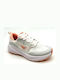 Anatomical Sneakers White-peach