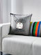 Poops!...I Did It Again Sofa Cushion Grey 100% Cotton Filling Included 50x50cm