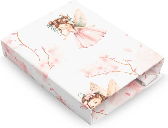 Sensillo Baby Sheet Crib Cotton Fitted Beige 60x120cm