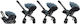 Doona X Car Seat & Stroller Καρότσι 2 σε 1 Kατάλληλο για Nεογέννητο Ocean Blue 8.3kg