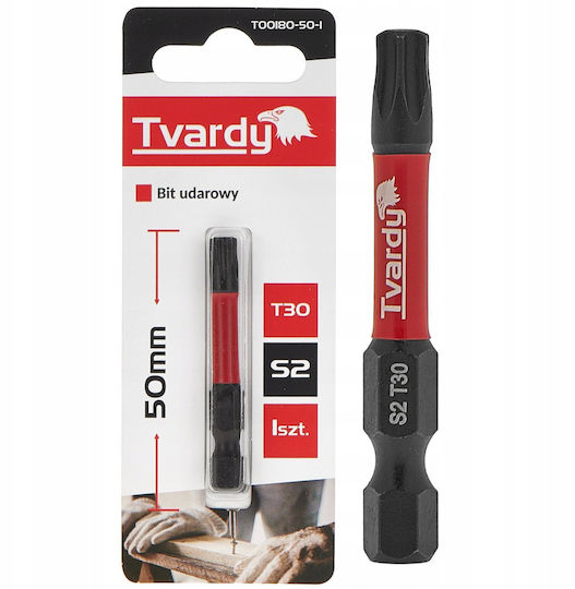Tvardy Schraubendreher-Bit Torx mit Größe T30