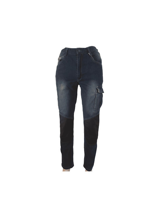Python Stretch Verstärkung 40886 Arbeitshose Blau