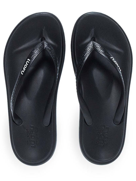 Luofu Ανδρικά Flip Flops Μαύρα
