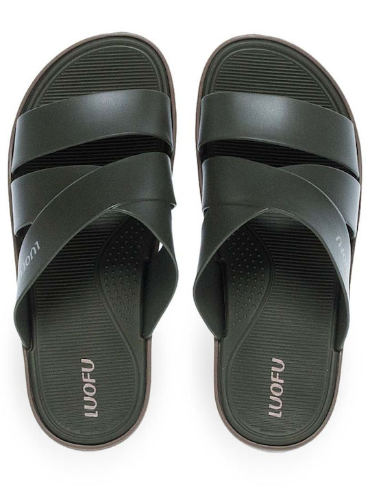 Luofu Men's Sandals Khaki