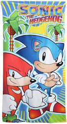 Детска плажна кърпа Sonic от микрофибър, бързосъхнеща, 70x140см, Ye18226, многоцветна, 70x140см