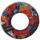 Kids' Swim Ring Spiderman with Diameter 70cm. Red