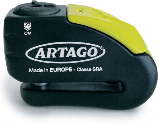 Artago Κλειδαριά Δισκόφρενου Μοτοσυκλέτας με Συναγερμό & Πείρο 10mm