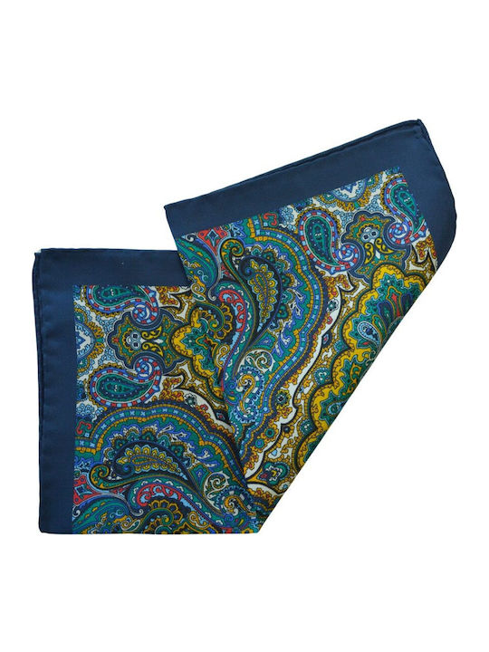 Men's Silky Handkerchief Blue