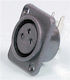 Gbc 30.5600.00 3-polige weibliche XLR-Mikrofon-Panelbuchse
