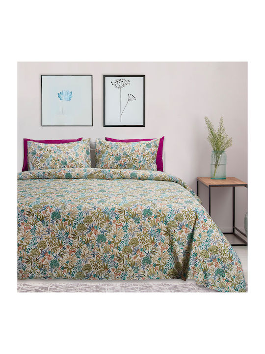 Whitegg Ba161 Σετ Σεντόνια Υπέρδιπλα 240x267εκ. Πετρόλ (4τμχ)