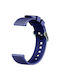 Devia Tragbare Bänder Deluxe Sport Samsung Galaxy Watch 42mm Watch 3 41mm Watch 4 40 44mm Watch 5 40 44mm Watch 6 40 44mm 20mm Dunkel