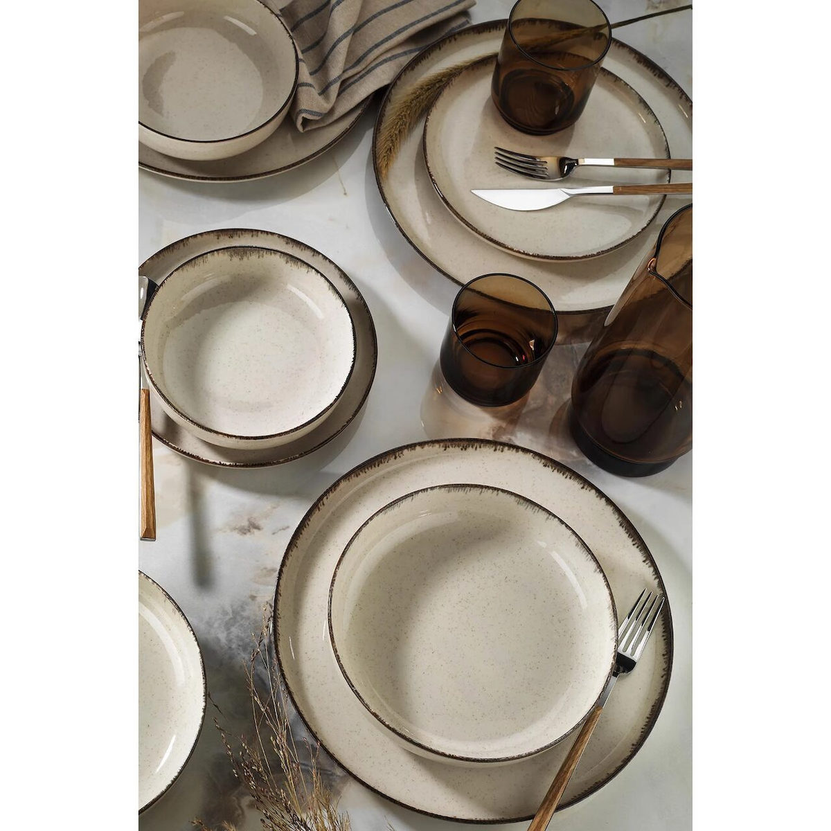 コレクション Kuta Kutahya Porselen Set de Vase din Porțelan Alb 18buc | Skroutz Romania