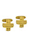 Savvas Design Cufflinks from Silver in Yellow Color