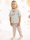 Baptism Suit for Boy Aqua Blue-Beige 125.43.5780 Baby Bloom Bbm-125-43-5780