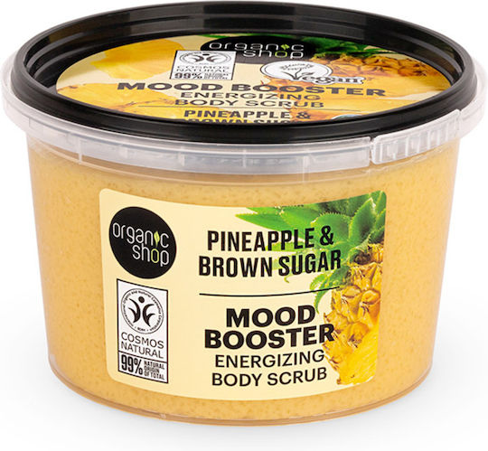 Organic Shop Mood Booster Energizing Body Scrub Pineapple & Brown Sugar 250ml