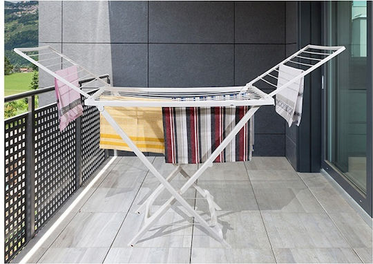 General Trade Plastic Folding Floor Clothes Drying Rack with Hanging Length 18m General Trade Plastic Folding Floor Clothes Drying Rack with Hanging Length 18m