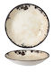 Novatex Deep Porcelain Salad Bowl Beige 25x25x5.2cm
