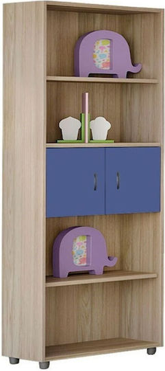 Bücherregal Boden Blau 73.2x35x180cm