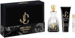 Jimmy Choo I Want Choo Forever Duftset für Damen mit Eau de Parfum 3-teilig Jimmy Choo I Want Choo Forever Duftset für Damen mit Eau de Parfum 3-teilig