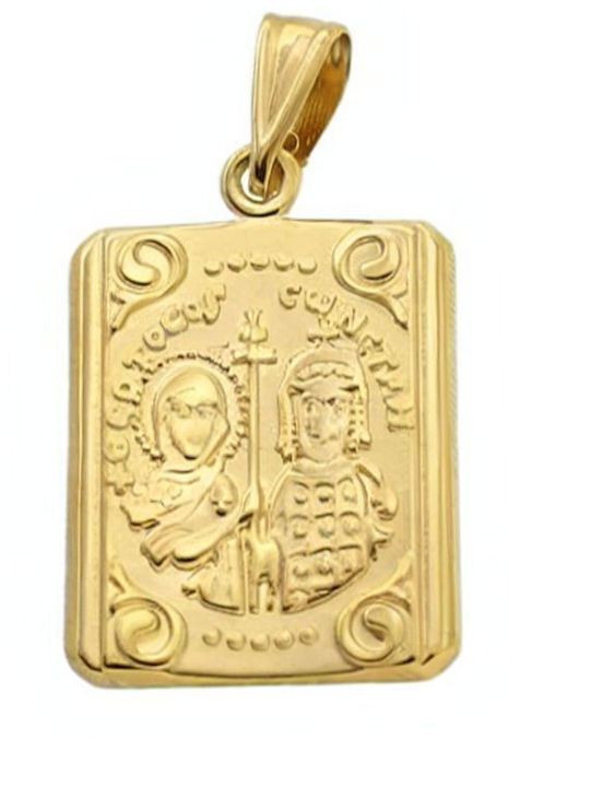 Gatsa Pendant Kids Talisman Konstantinato made of Gold 9K F662