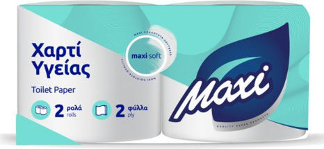 Харт.уг.макси Гофре Тоалетна Хартия 2 Рола 2 Пластове (65гр/Роло)
