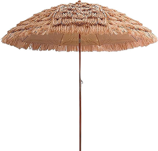 Round Beige Aluminum Umbrella Φ2m