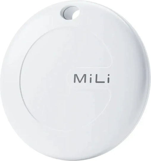 MiLi MiTag Duo Kompatibel mit Apple Find My & Google Find Hub Weiß