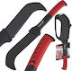 Garden Rake 20" 5" Fiberglass Handle Tvardy T02-011