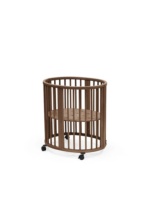 Stokke Λίκνο Sleepi Mini με Ρόδες Καφέ