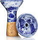 Moon Marble Blau Schwarz Shisha-Zubehör
