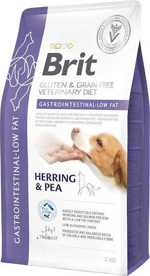 Brit Gastrointestinal-low Fat 2kg Trockenfutter für Hunde ohne Getreide mit Hering