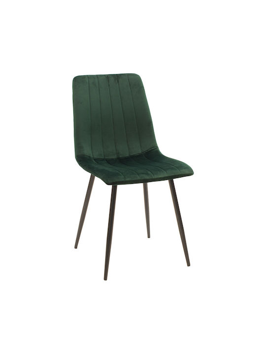 Noor Dining Room Velvet Chair Cypress 44x53x86cm
