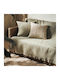 Gofis Home Eliena Decken & Couchdecken Viersitzer-Sofa Überwurf Zakar 180x350cm Rauchgrün 402/07
